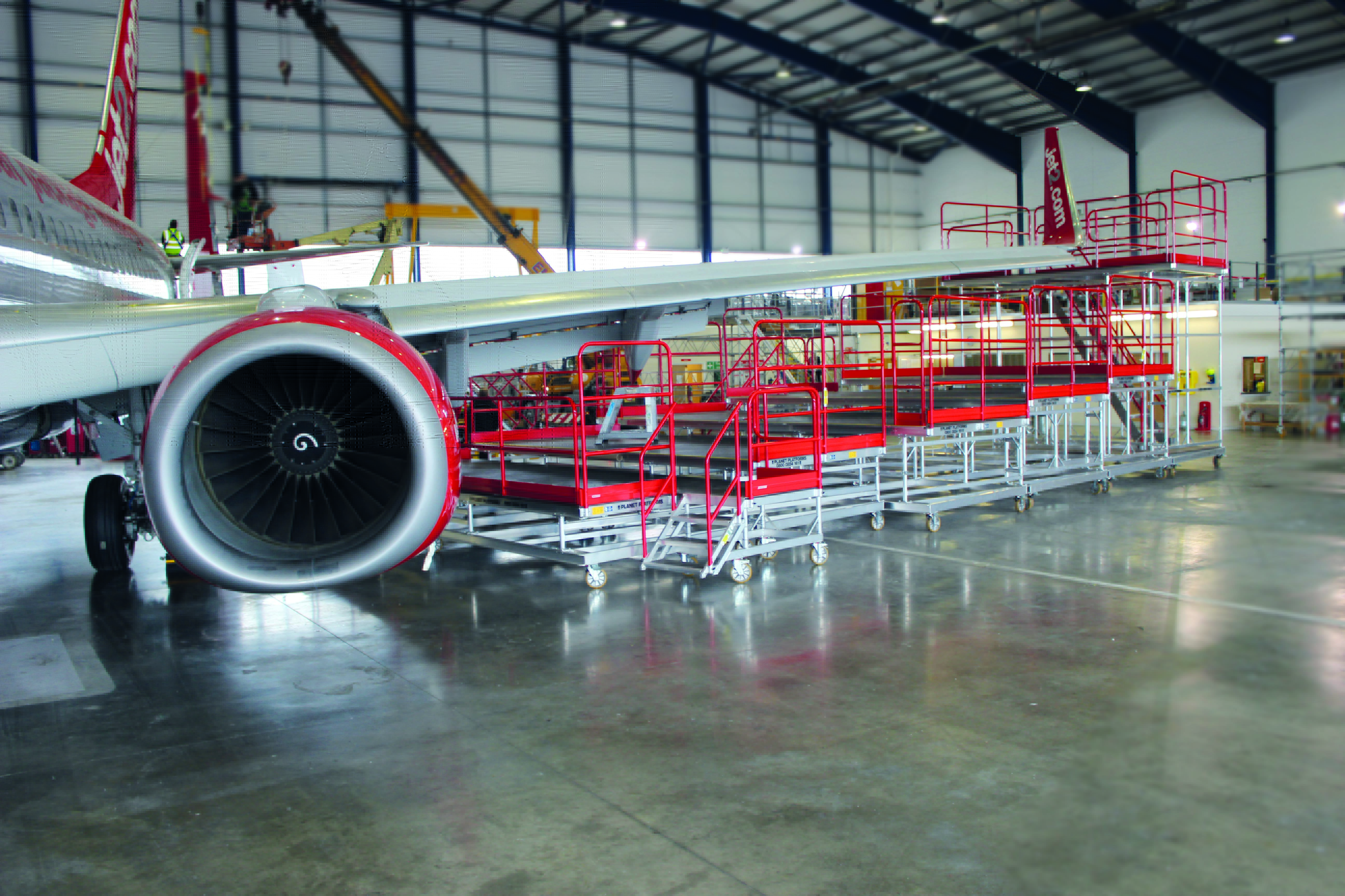 飞机检修移动工作平台