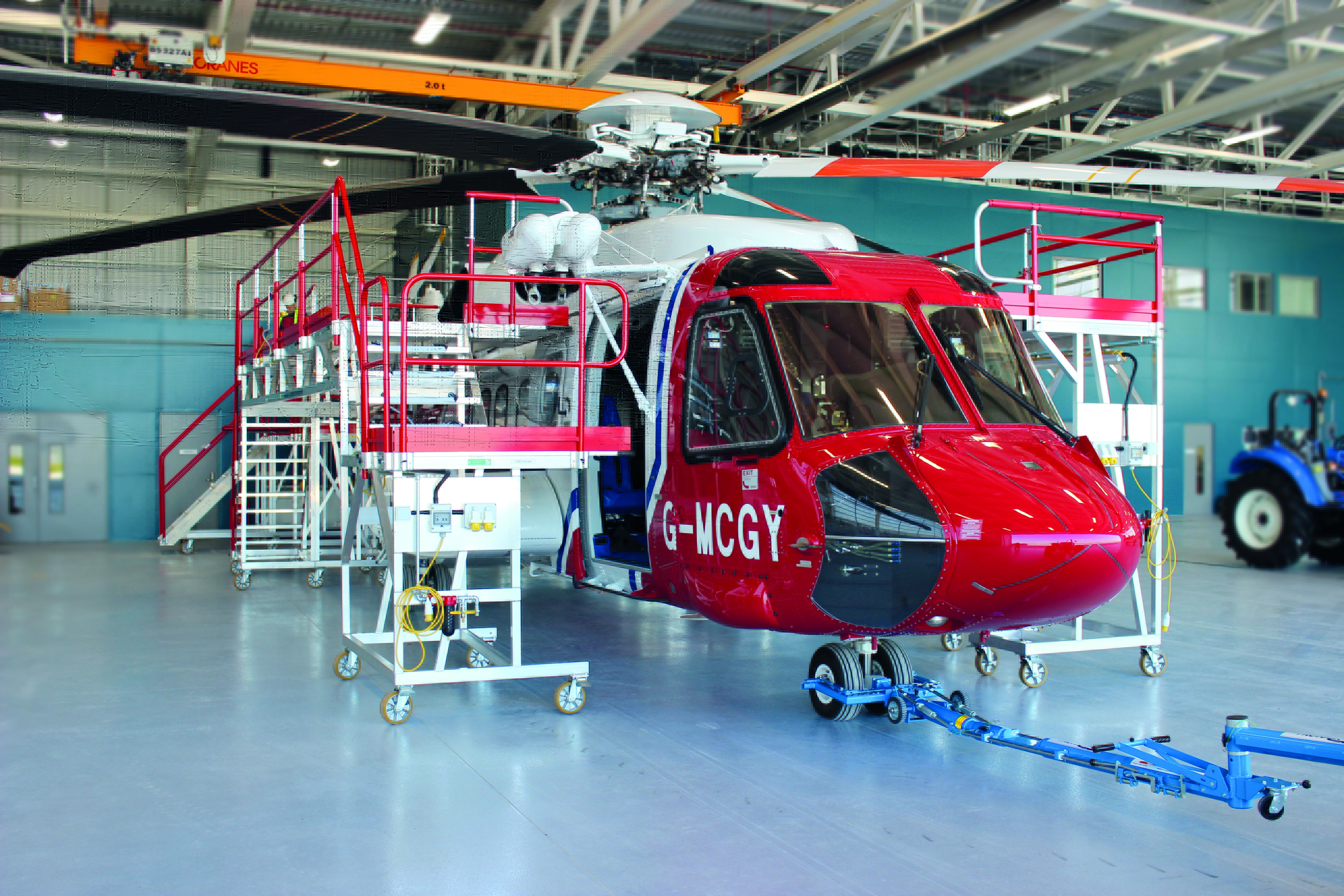 飞机检修移动工作平台